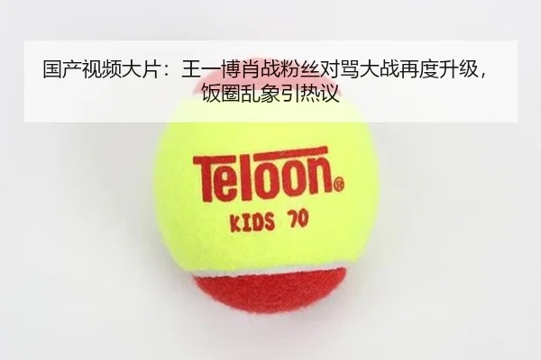 国产视频大片：王一博肖战粉丝对骂大战再度升级，饭圈乱象引热议